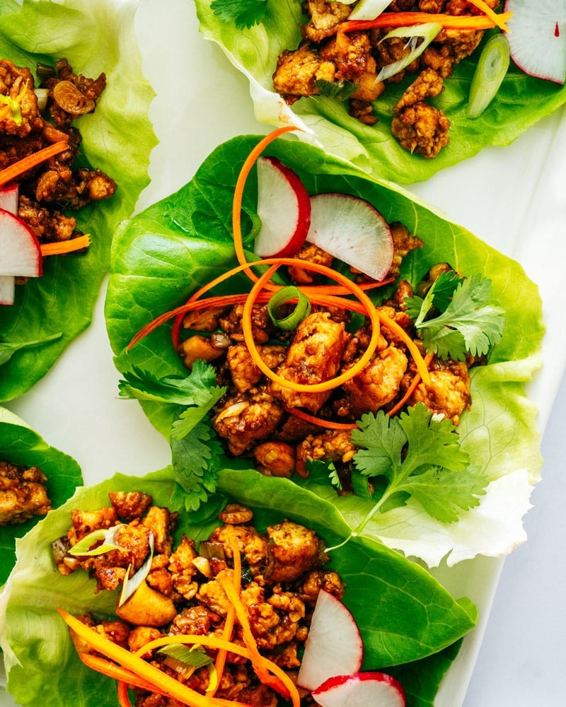 Vegan lettuce wraps