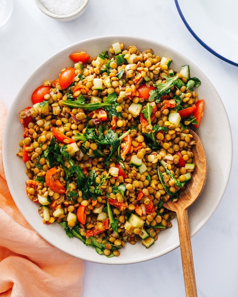 Lentil salad