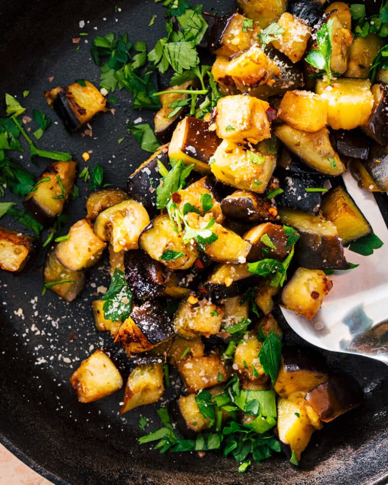 Easy Sauteed Eggplant A Couple Cooks