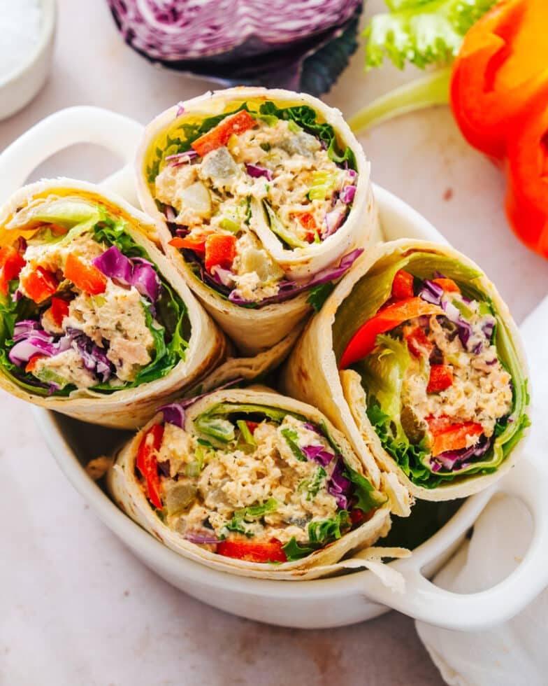 Easy tuna wrap a couple cooks