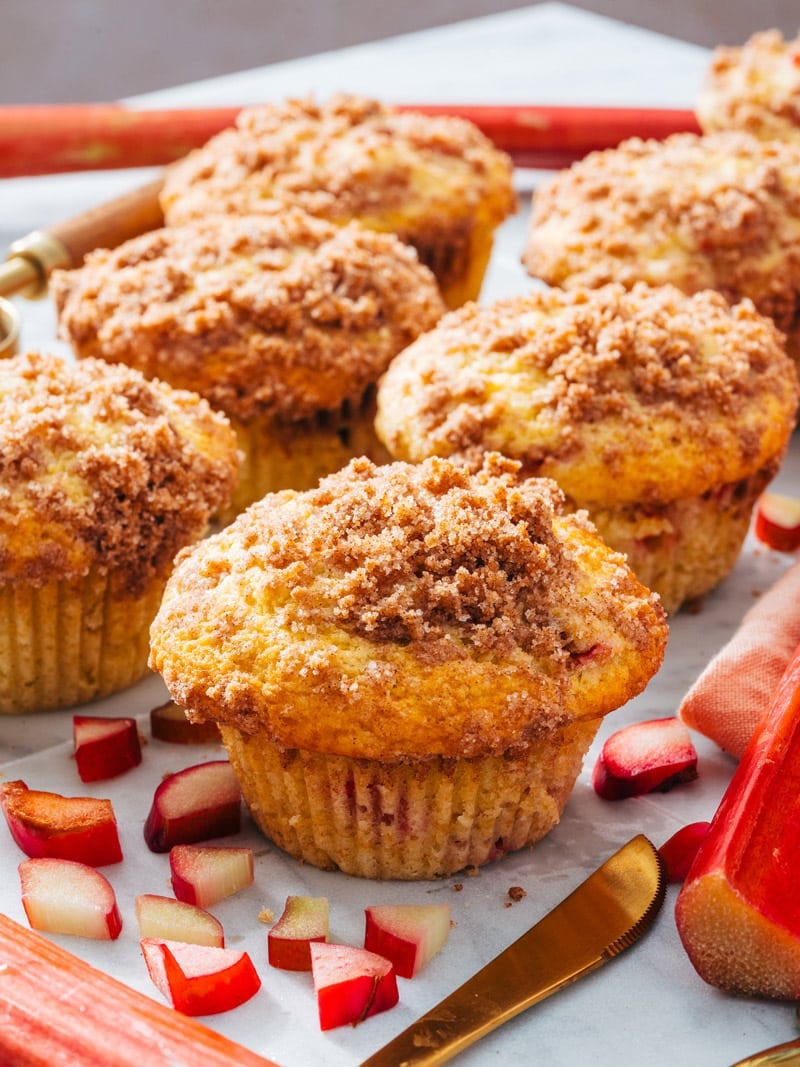 Rhubarb muffins