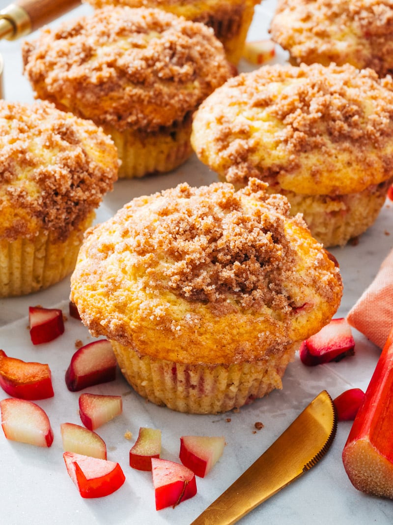 Rhubarb muffins