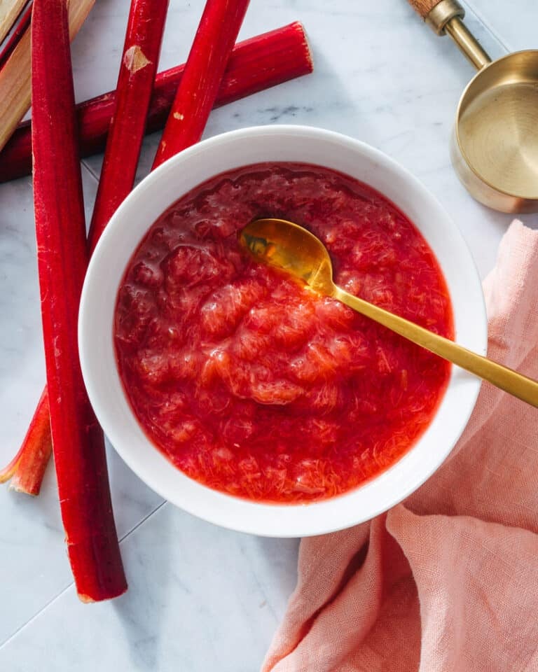 Easy Rhubarb Sauce A Couple Cooks easy-rhubarb-sauce-a-couple-cooks
