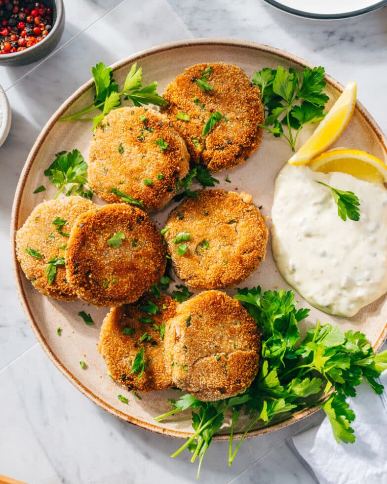 Salmon croquettes a couple cooks