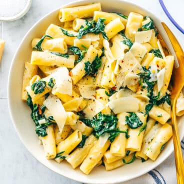 Spinach pasta