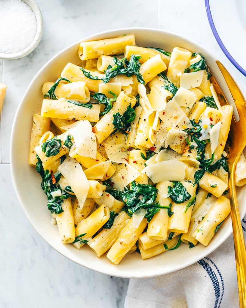 Spinach pasta