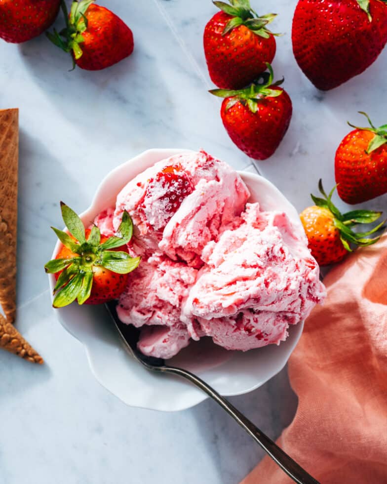Strawberry Ice Cream A Couple Cooks