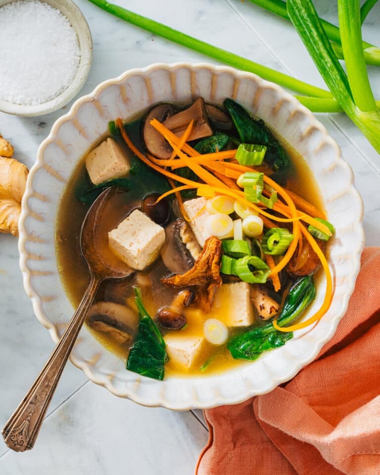 Tofu Soup with Spinach A Couple Cooks