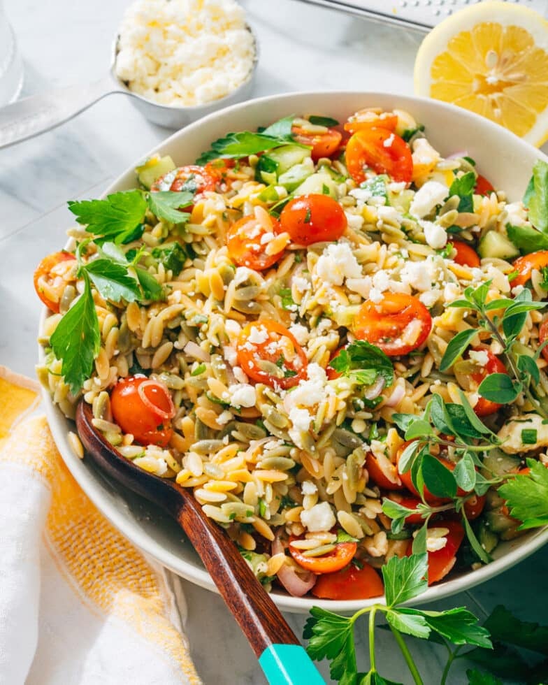 Orzo Pasta Salad A Couple Cooks