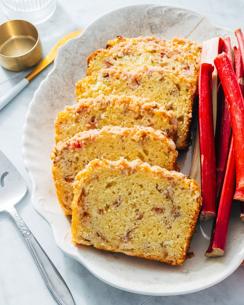 Rhubarb bread