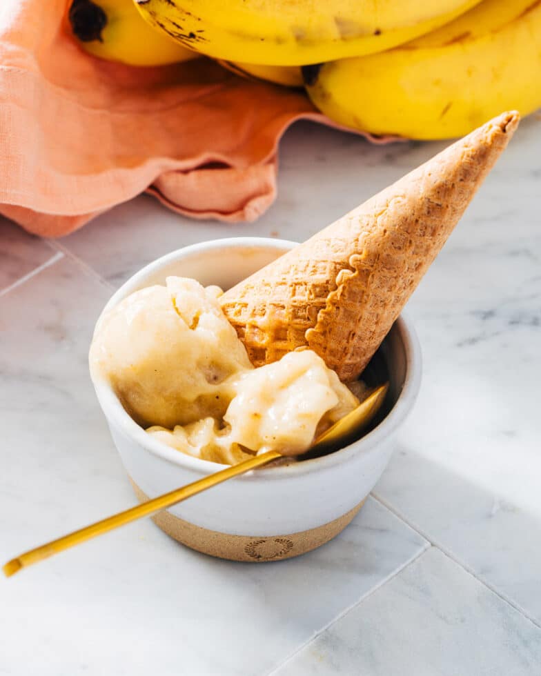 Easy Banana Ice Cream – A Couple Cooks
