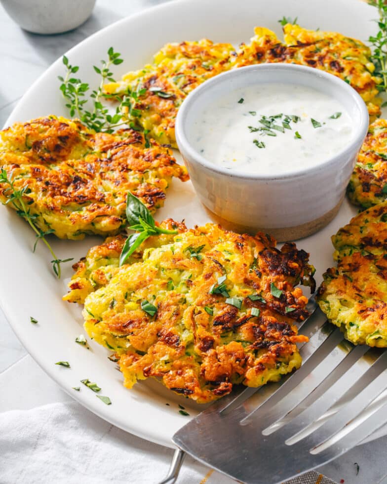 Zucchini Fritters A Couple Cooks