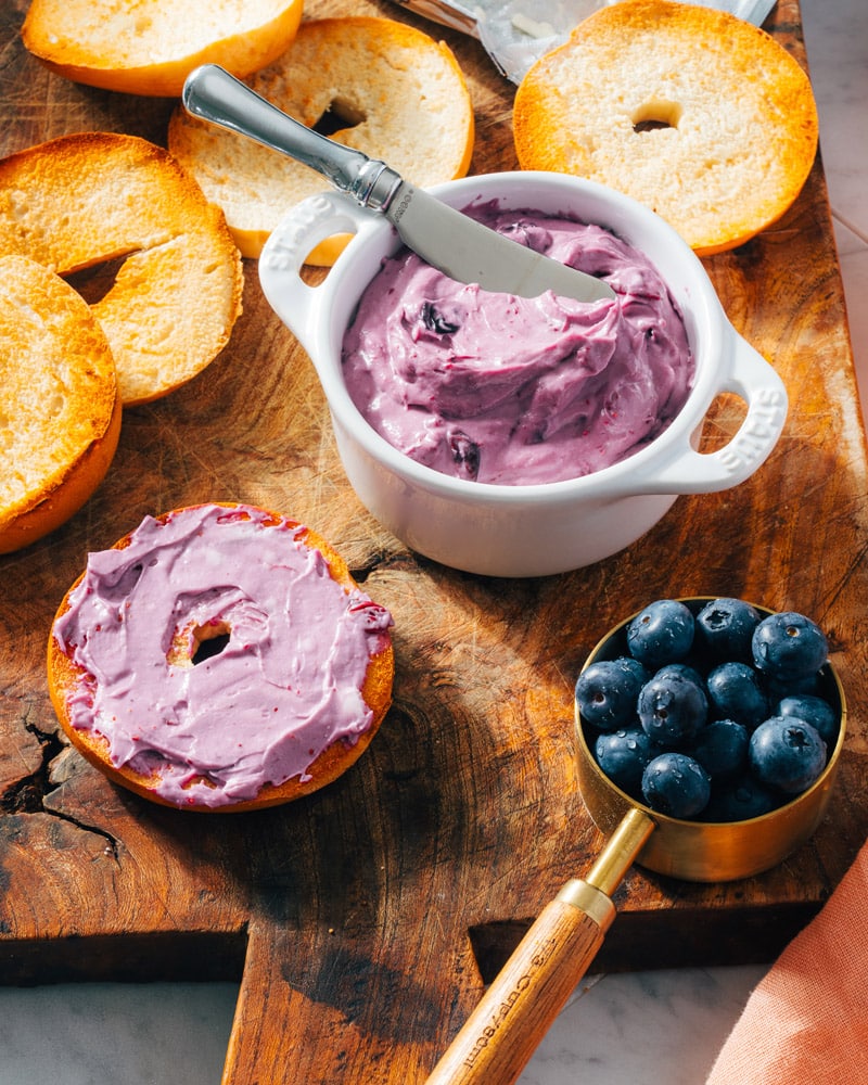 Blueberry cream cheese