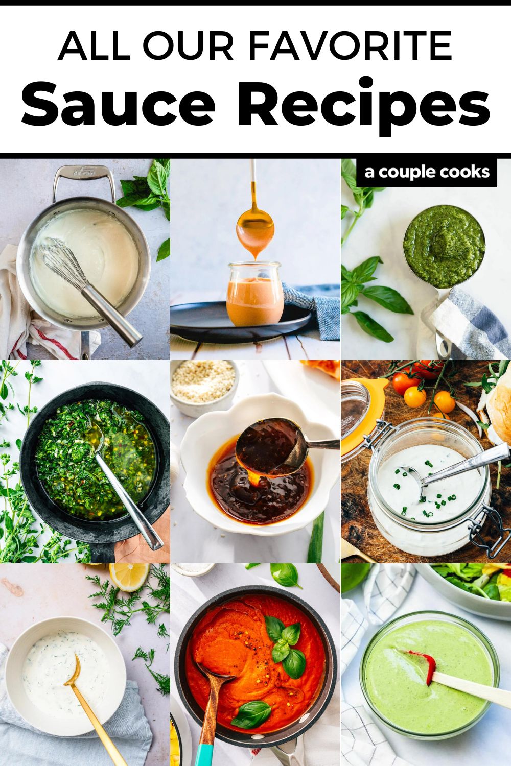 45 Essential Sauces A Couple Cooks