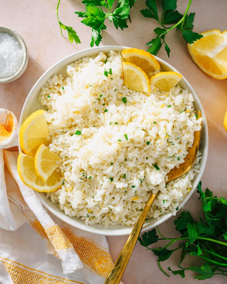 Lemon Rice – A Couple Cooks