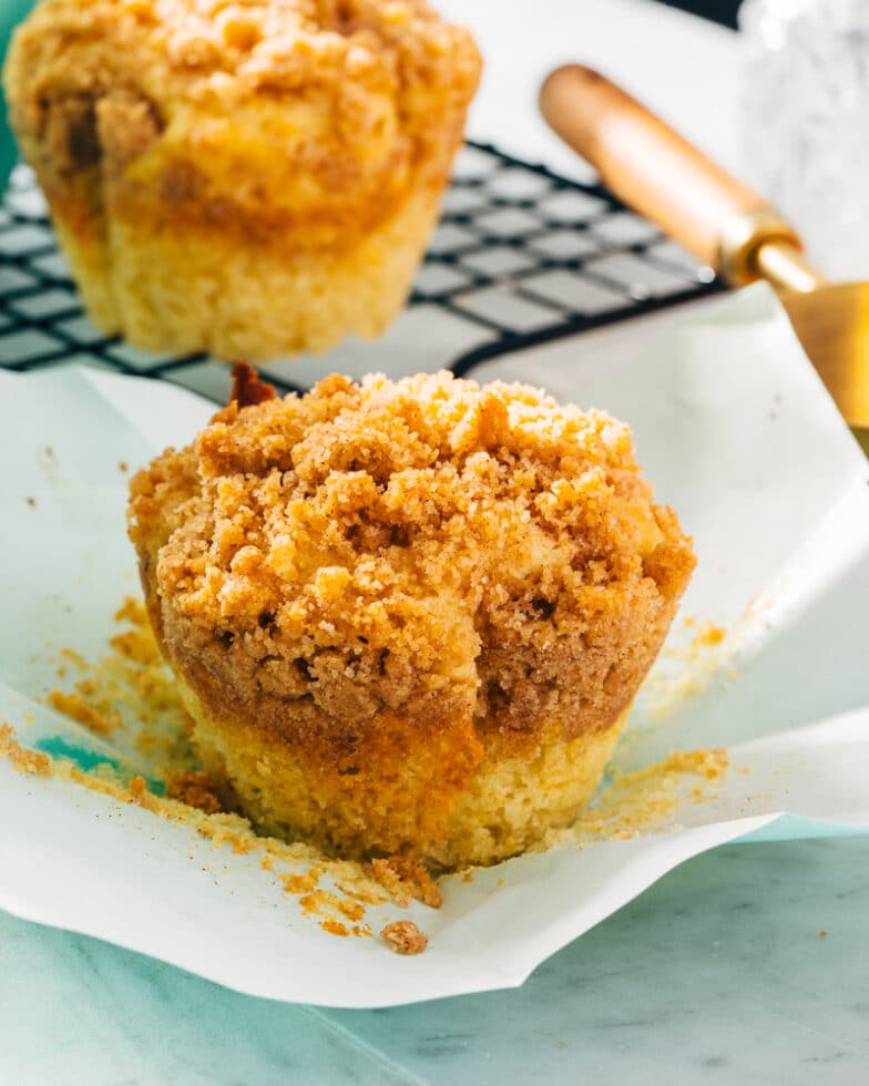 Coffee Cake Muffins A Couple Cooks