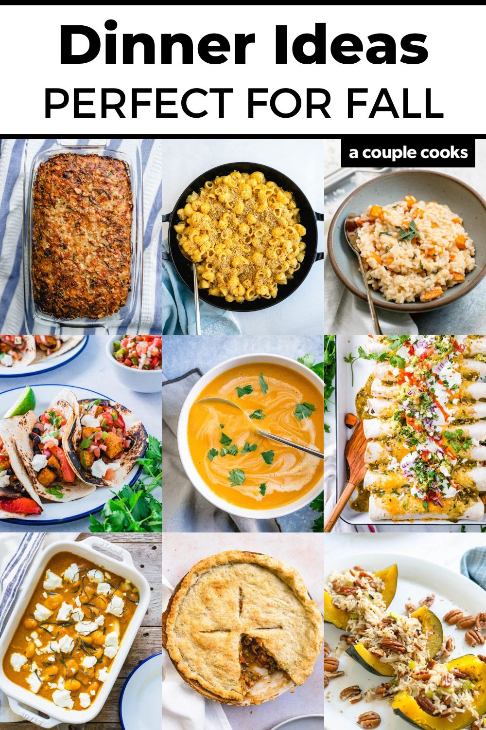 30 Cozy Fall Dinner Ideas – A Couple Cooks