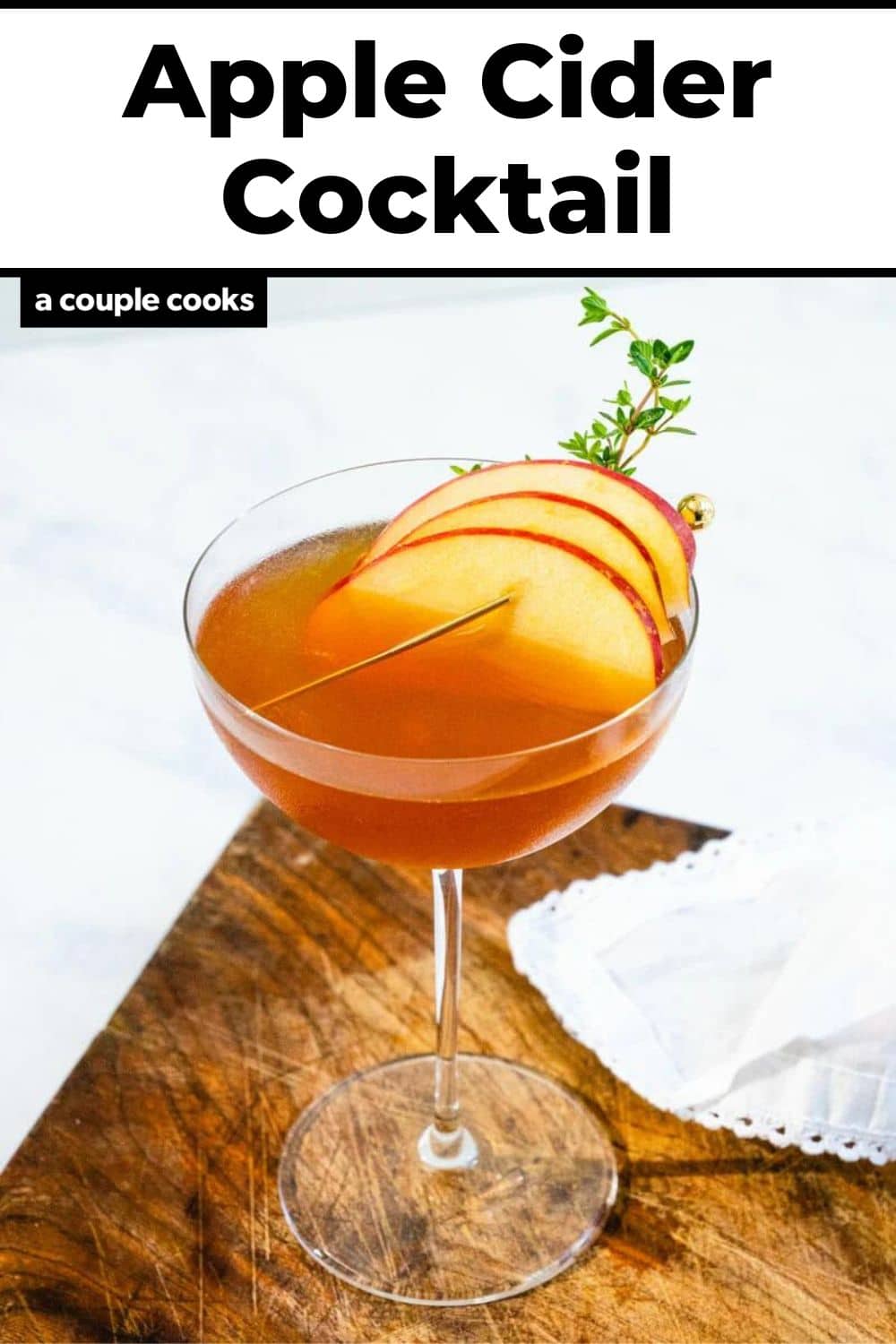Easy Apple Cider Cocktail (& 10 Variations!) A Couple Cooks