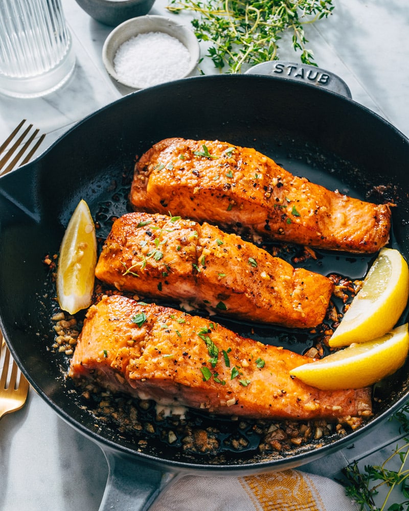 Garlic Butter Lemon Salmon