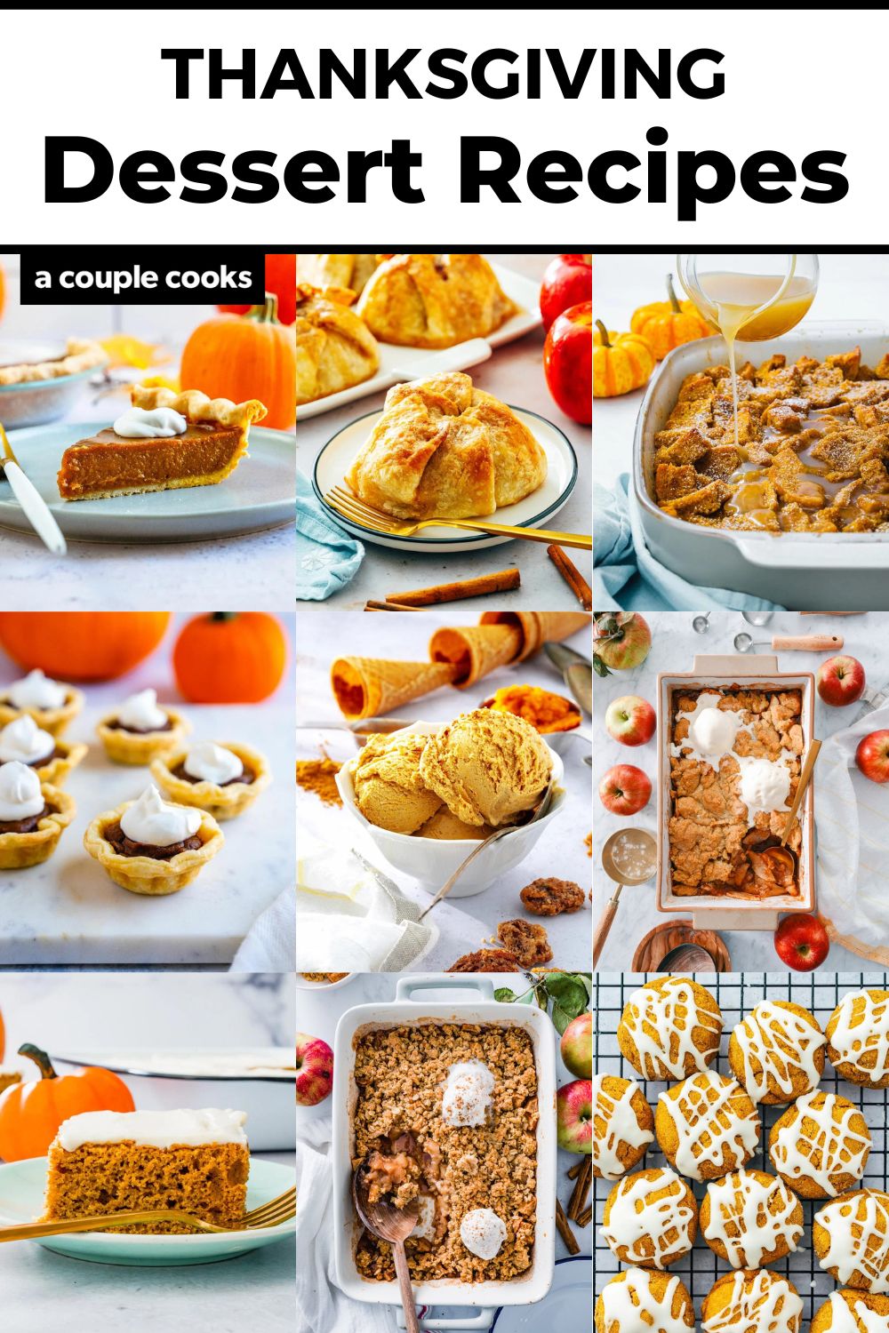 30 Crazy Delicious Thanksgiving Desserts – A Couple Cooks
