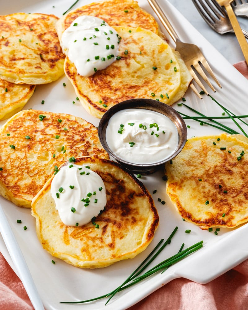 Mashed potato pancakes