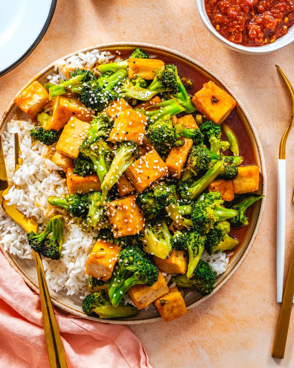 Tofu Broccoli Stir Fry