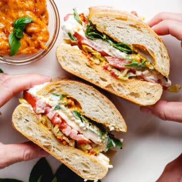 Vegetarian sandwiches