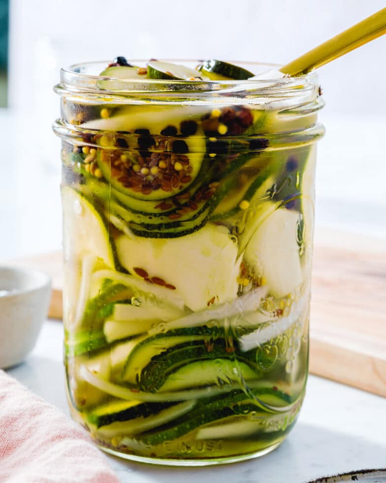 Pickled Zucchini A Couple Cooks
