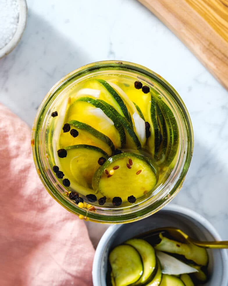 Pickled Zucchini A Couple Cooks