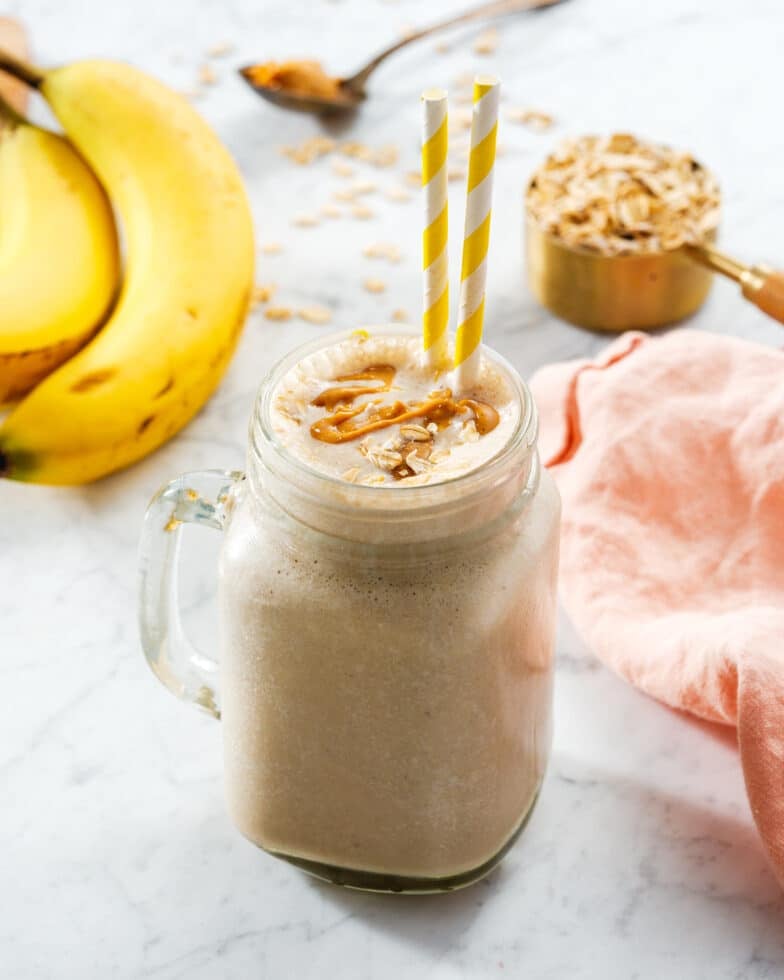 Peanut Butter Banana Smoothie – A Couple Cooks