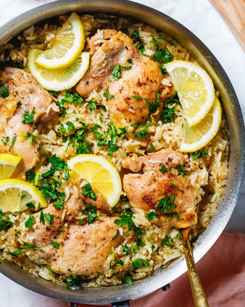 Easy Chicken and Rice – A Couple Cooks