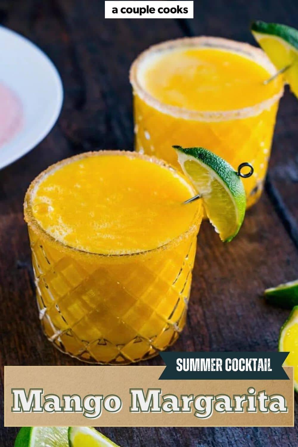 Easy Mango Margarita A Couple Cooks Mango Margarita PIN 2