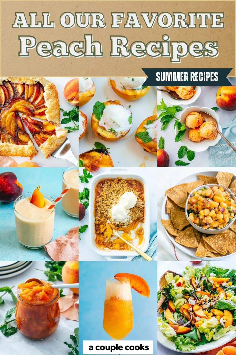 Peach Roses Recips 25 Fresh Peach Recipes – A Couple Cooks