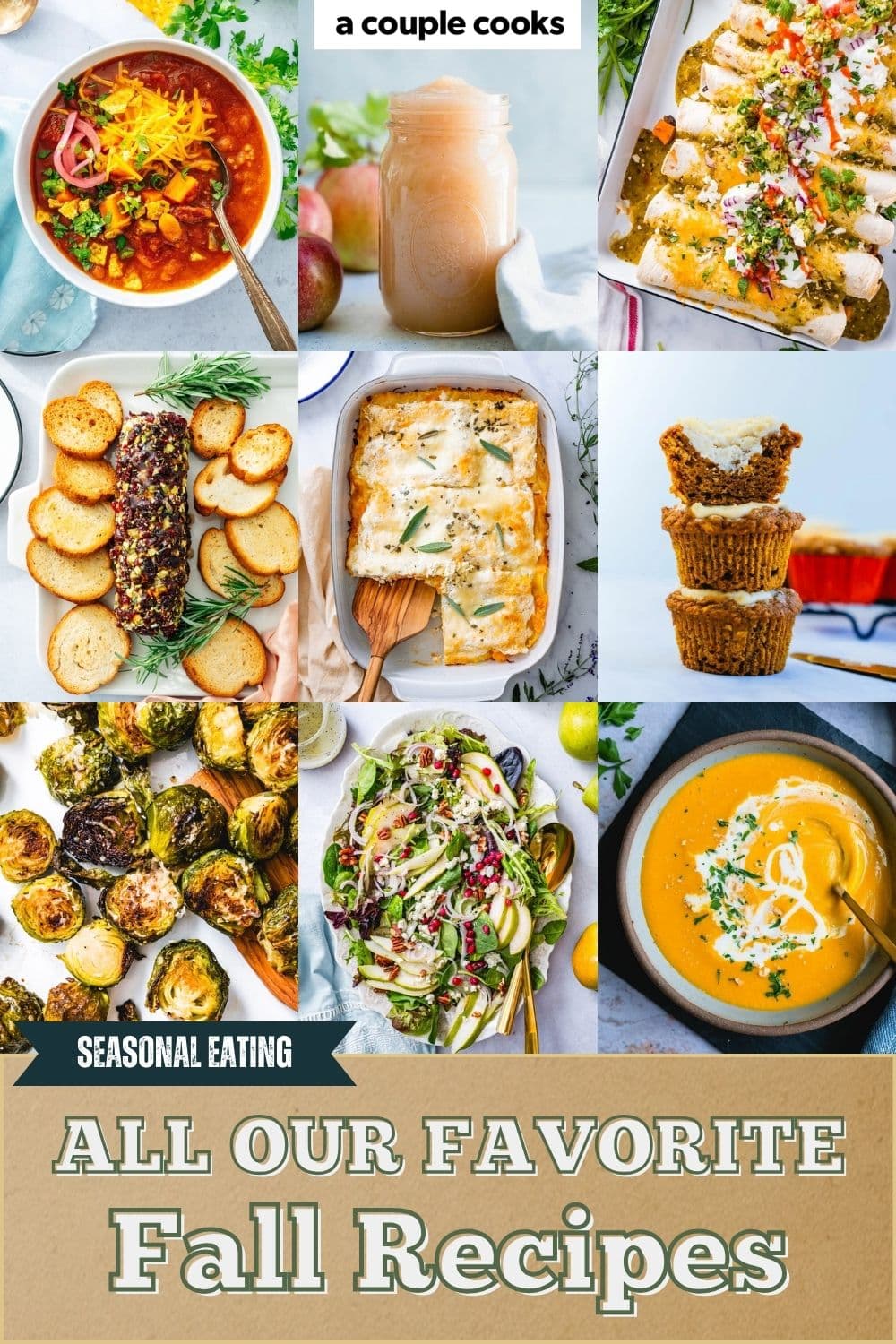 50 Great Fall Recipes – A Couple Cooks