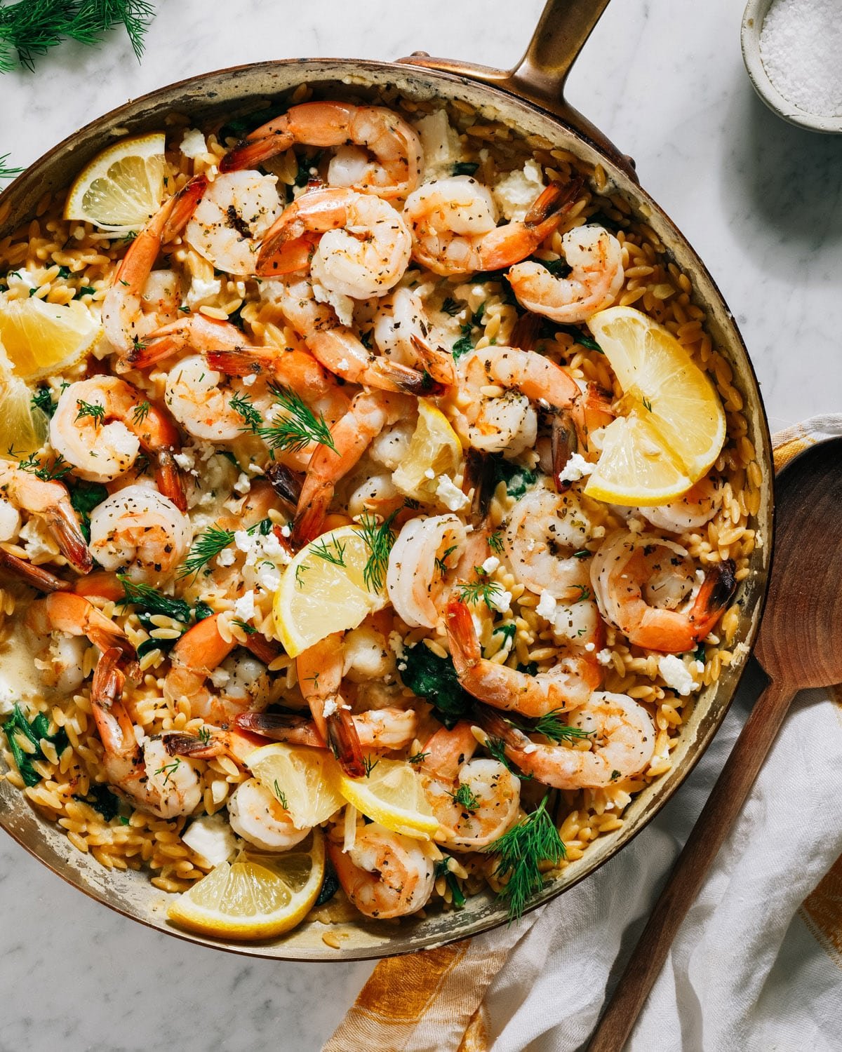 Shrimp and Orzo 