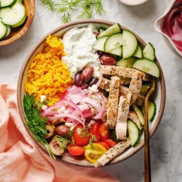Greek Chicken Bowls