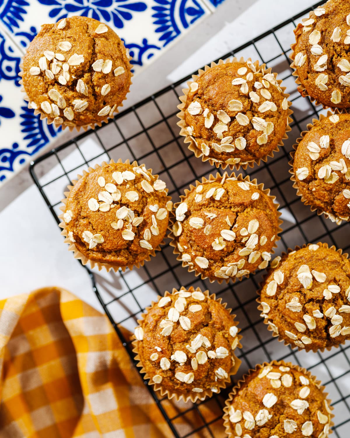 Pumpkin Oatmeal Muffins