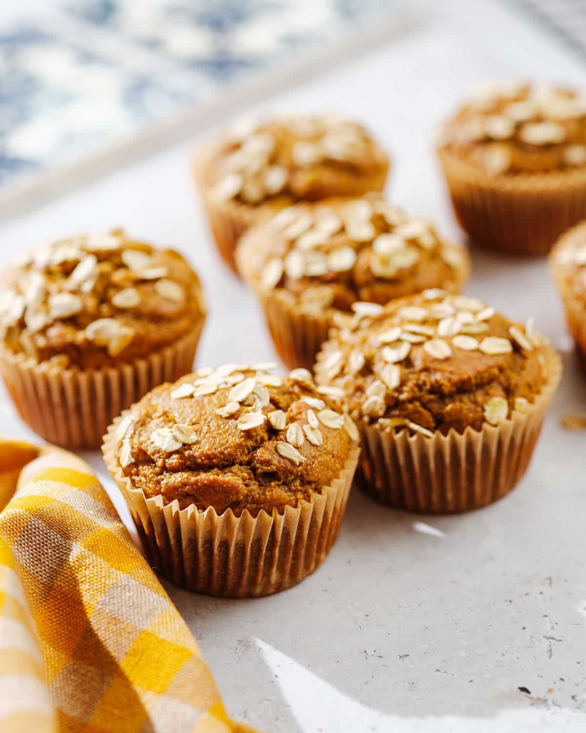 Pumpkin Oatmeal Muffins