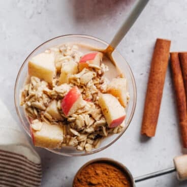 apple cinnamon overnight oats