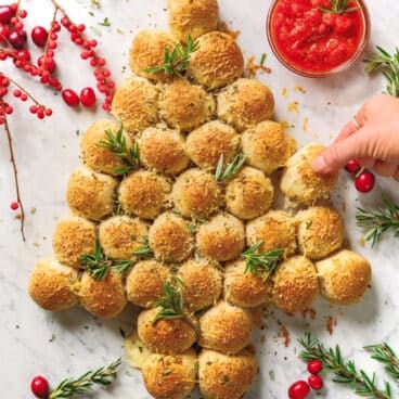 Christmas Tree Pull Apart Bread