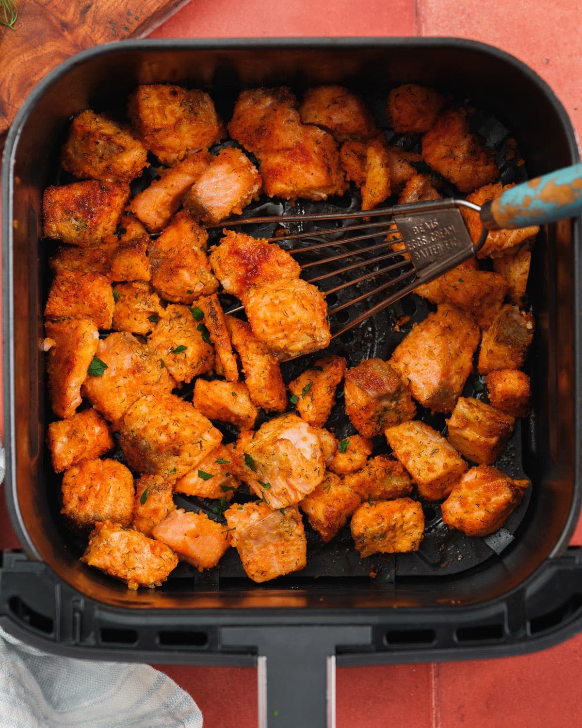 Air Fryer Salmon Bites