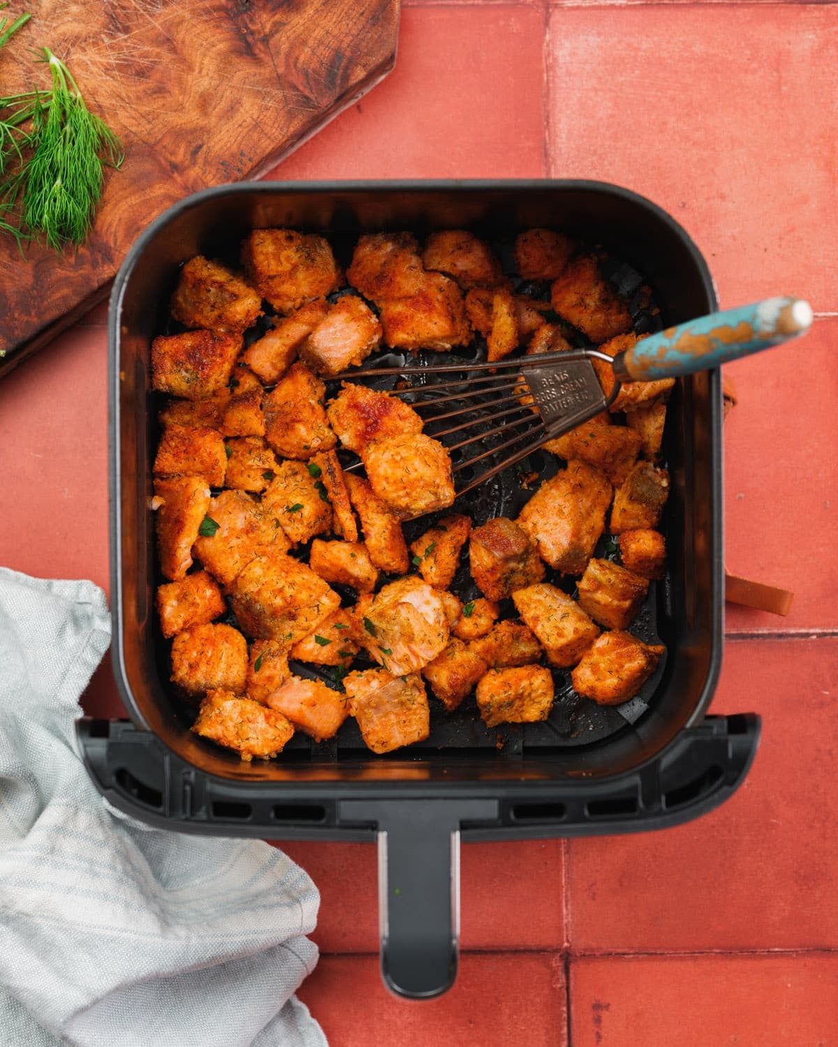 Air Fryer Salmon Bites