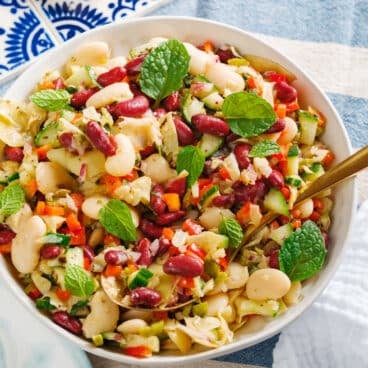 Dense Bean Salad recipe