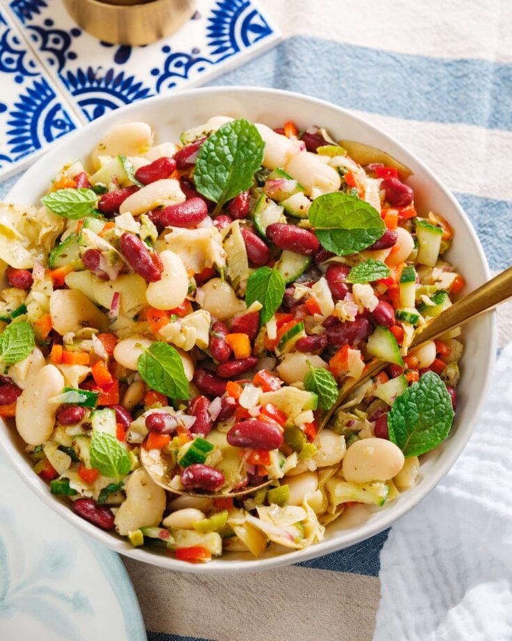 Dense Bean Salad recipe