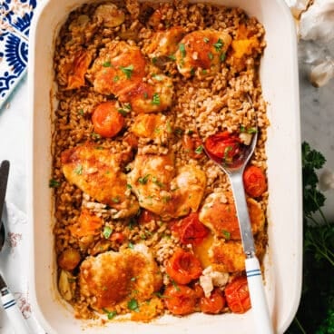 Chicken Farro Bake