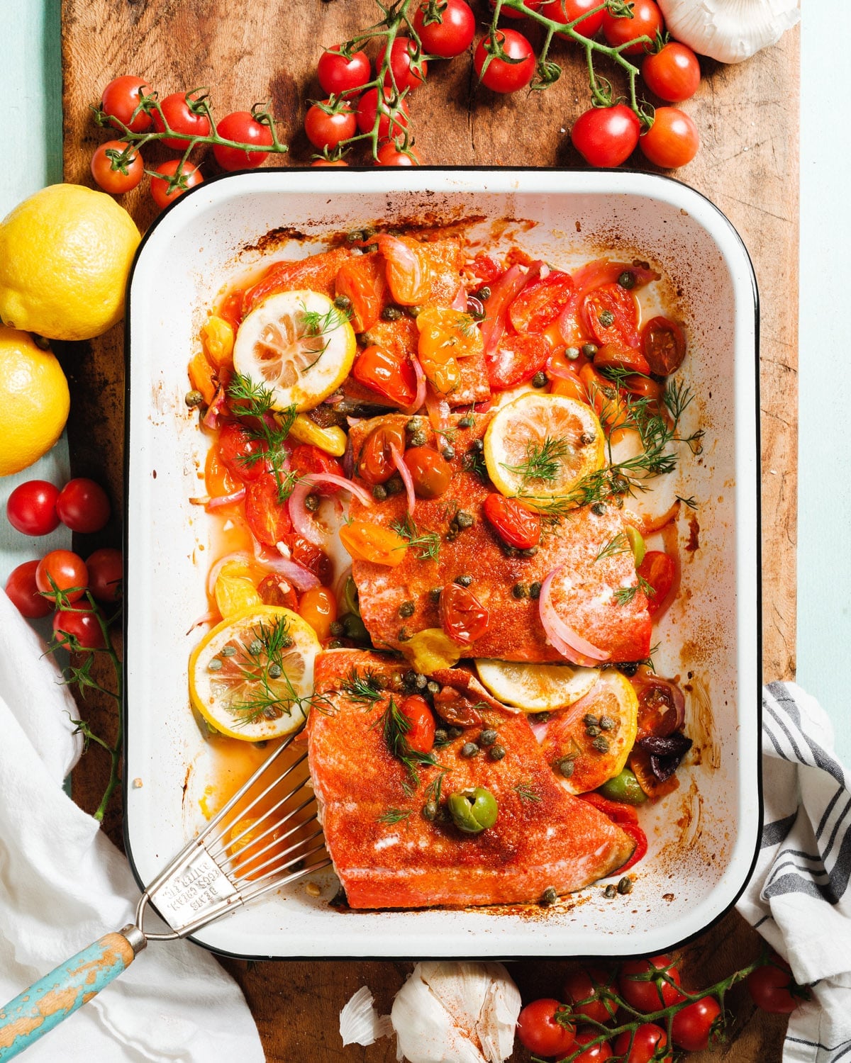 Mediterranean Salmon recipe