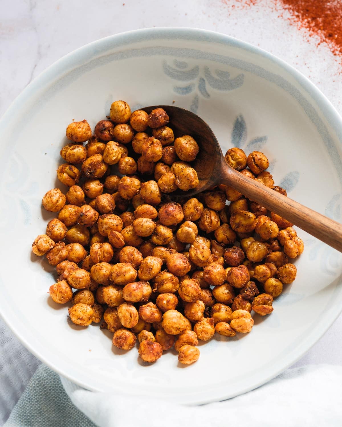 Crispy Chickpeas in Bowl