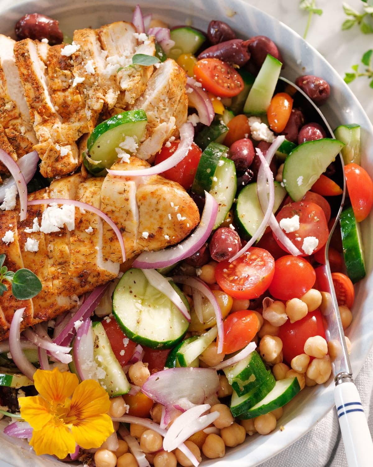 Chicken Greek Salad
