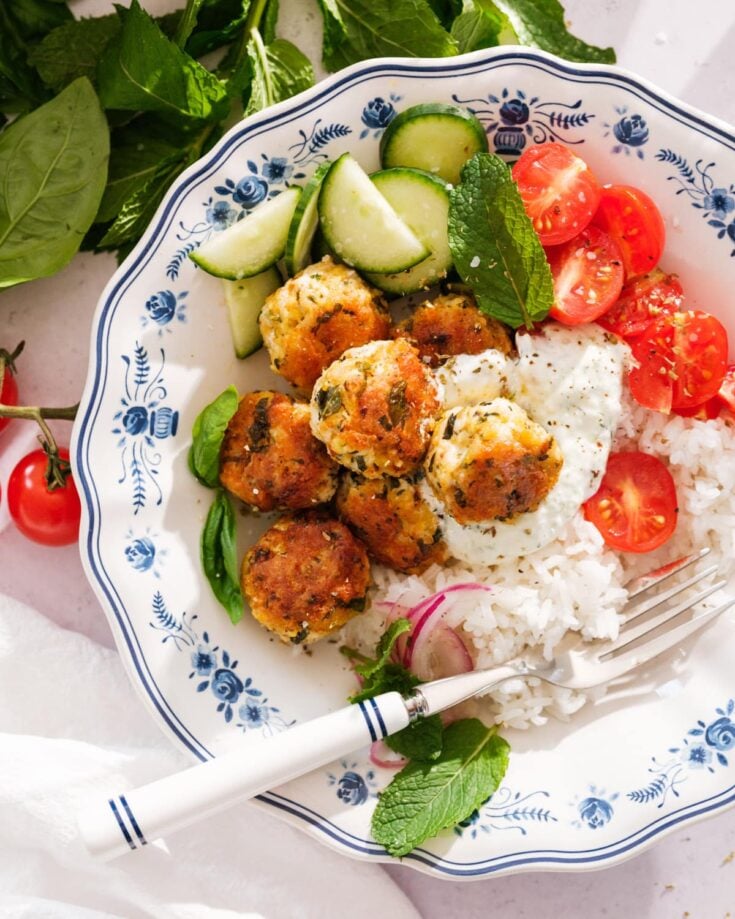 Greek Chicken Meatballs