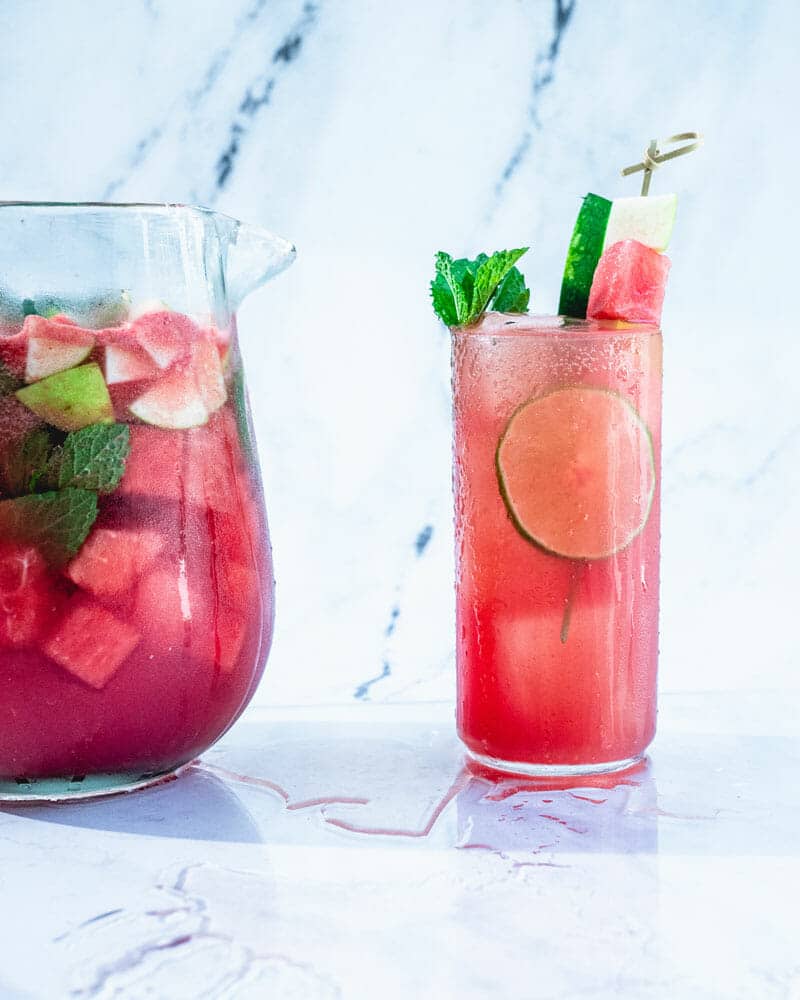 Easy Watermelon Sangria – A Couple Cooks